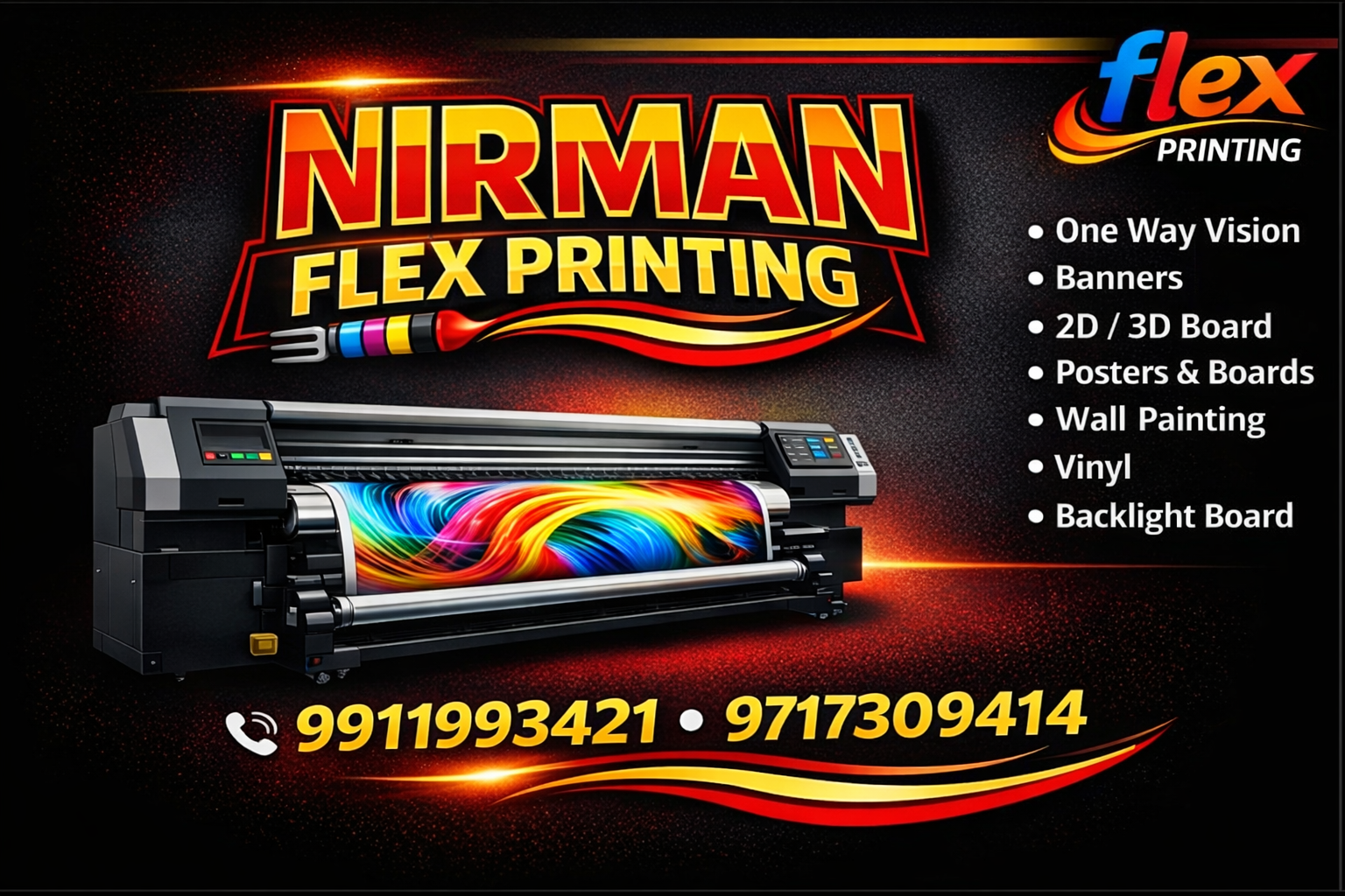 Visiting card design sample